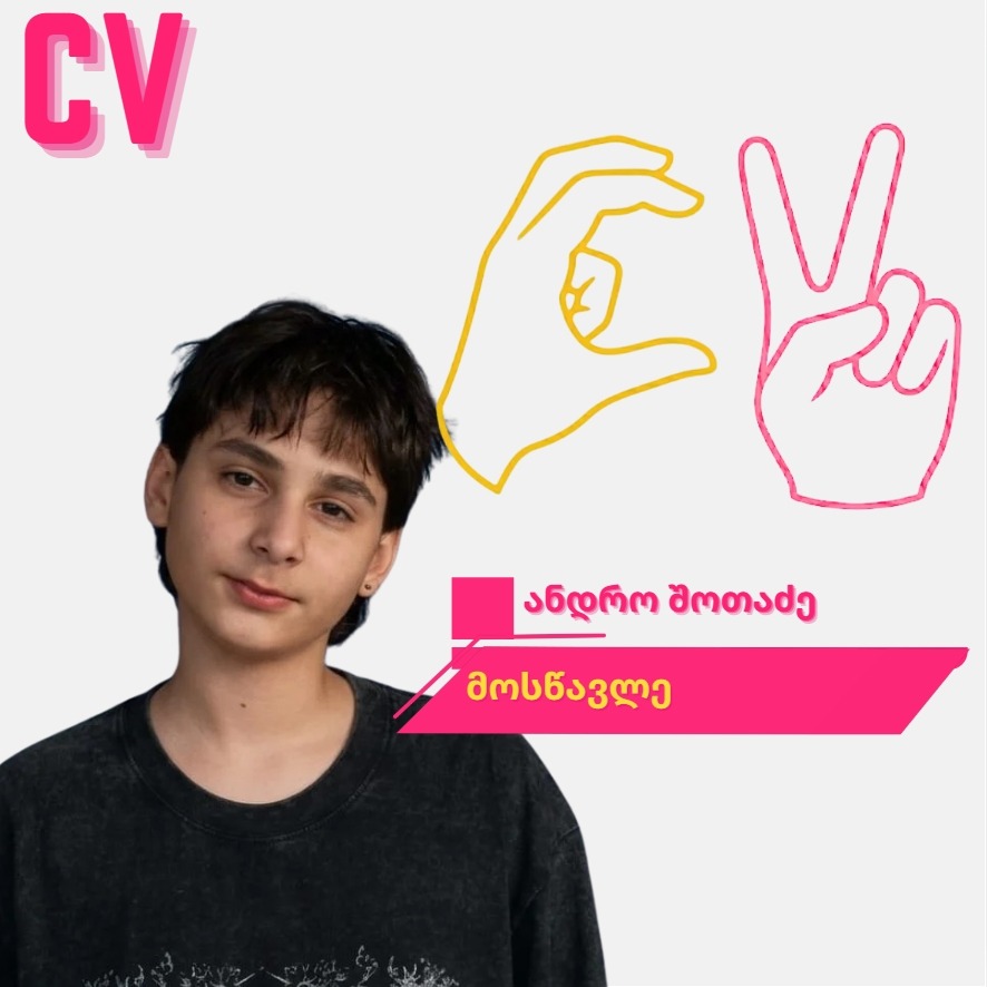 Andro Shotadze — Curriculum Vision profile card